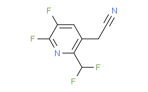2,3-Difluoro-6-(difluoromethyl)pyridine-5-acetonitrile