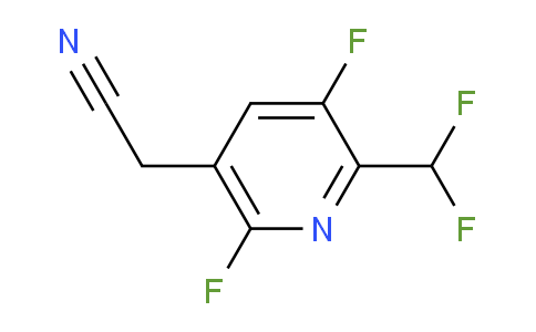3,6-Difluoro-2-(difluoromethyl)pyridine-5-acetonitrile