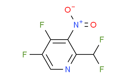 4,5-Difluoro-2-(difluoromethyl)-3-nitropyridine