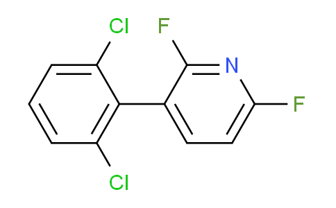 3-(2,6-Dichlorophenyl)-2,6-difluoropyridine