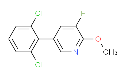 5-(2,6-Dichlorophenyl)-3-fluoro-2-methoxypyridine