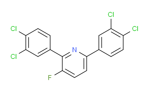 2,6-Bis(3,4-dichlorophenyl)-3-fluoropyridine