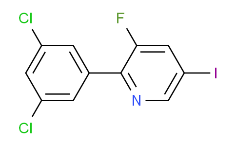 2-(3,5-Dichlorophenyl)-3-fluoro-5-iodopyridine