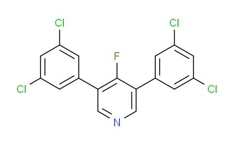 3,5-Bis(3,5-dichlorophenyl)-4-fluoropyridine