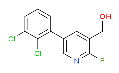 5-(2,3-Dichlorophenyl)-2-fluoropyridine-3-methanol