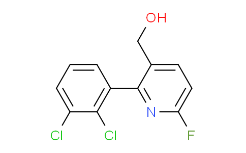 2-(2,3-Dichlorophenyl)-6-fluoropyridine-3-methanol