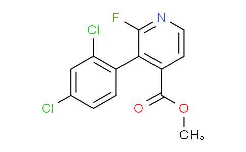 Methyl 3-(2,4-dichlorophenyl)-2-fluoroisonicotinate