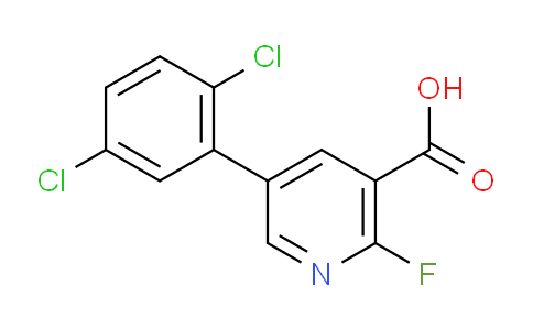 5-(2,5-Dichlorophenyl)-2-fluoronicotinic acid