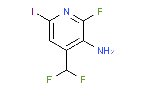 AM83465 | 1805273-60-2 | 3-Amino-4-(difluoromethyl)-2-fluoro-6-iodopyridine