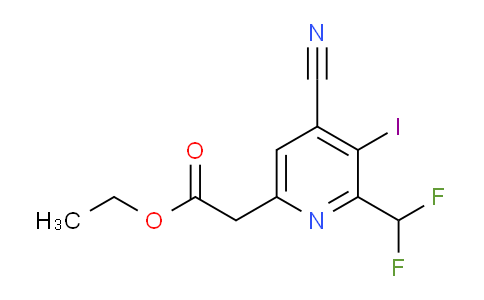 AM83486 | 1807090-76-1 | Ethyl 4-cyano-2-(difluoromethyl)-3-iodopyridine-6-acetate
