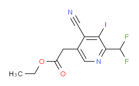 AM83500 | 1805926-09-3 | Ethyl 4-cyano-2-(difluoromethyl)-3-iodopyridine-5-acetate