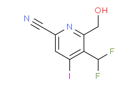 6-Cyano-3-(difluoromethyl)-4-iodopyridine-2-methanol