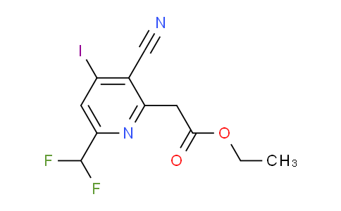 AM83520 | 1805390-01-5 | Ethyl 3-cyano-6-(difluoromethyl)-4-iodopyridine-2-acetate