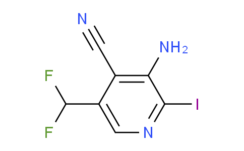 AM83535 | 1806835-32-4 | 3-Amino-4-cyano-5-(difluoromethyl)-2-iodopyridine