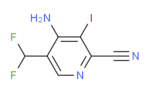 AM83539 | 1806840-32-3 | 4-Amino-2-cyano-5-(difluoromethyl)-3-iodopyridine