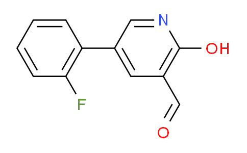 5-(2-Fluorophenyl)-2-hydroxynicotinaldehyde