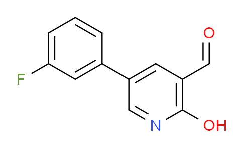 5-(3-Fluorophenyl)-2-hydroxynicotinaldehyde