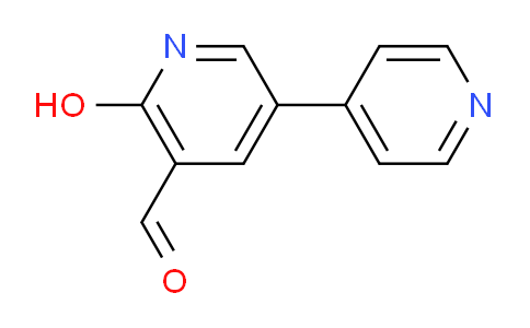 2-Hydroxy-5-(pyridin-4-yl)nicotinaldehyde