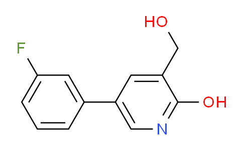 5-(3-Fluorophenyl)-2-hydroxypyridine-3-methanol