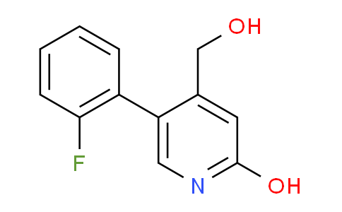 5-(2-Fluorophenyl)-2-hydroxypyridine-4-methanol