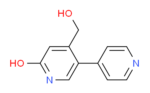 2-Hydroxy-5-(pyridin-4-yl)pyridine-4-methanol