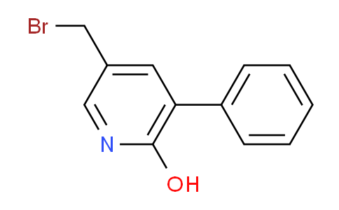 3-Bromomethyl-6-hydroxy-5-phenylpyridine