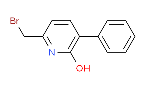 2-Bromomethyl-6-hydroxy-5-phenylpyridine