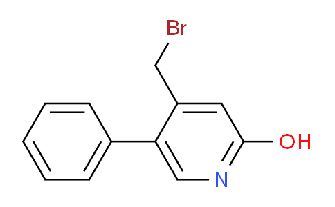4-Bromomethyl-2-hydroxy-5-phenylpyridine