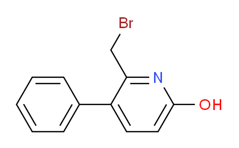 2-Bromomethyl-6-hydroxy-3-phenylpyridine