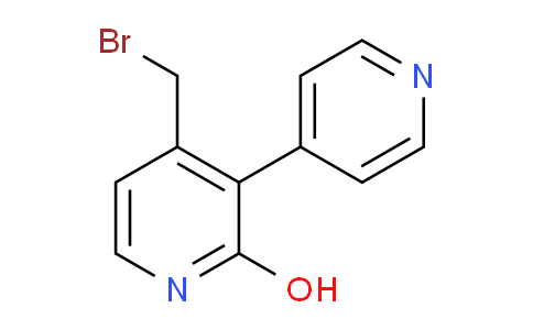 4-Bromomethyl-2-hydroxy-3-(pyridin-4-yl)pyridine