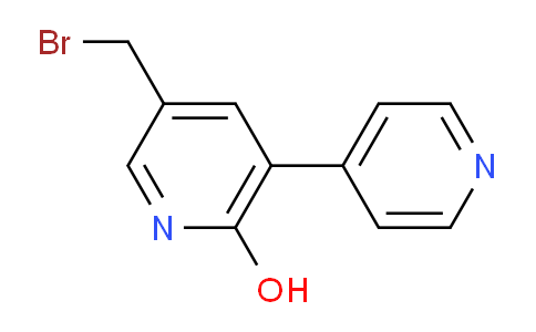 3-Bromomethyl-6-hydroxy-5-(pyridin-4-yl)pyridine