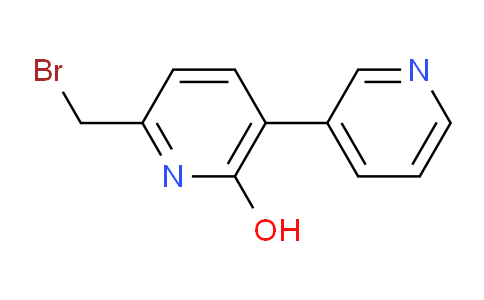 2-Bromomethyl-6-hydroxy-5-(pyridin-3-yl)pyridine