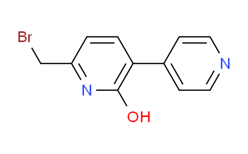 2-Bromomethyl-6-hydroxy-5-(pyridin-4-yl)pyridine