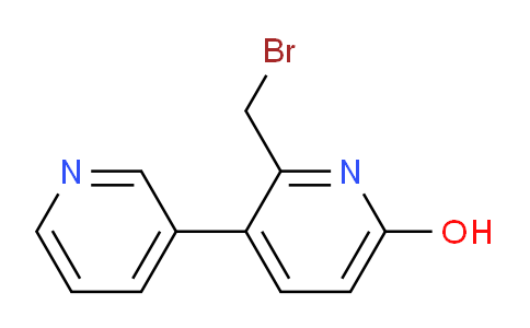 2-Bromomethyl-6-hydroxy-3-(pyridin-3-yl)pyridine