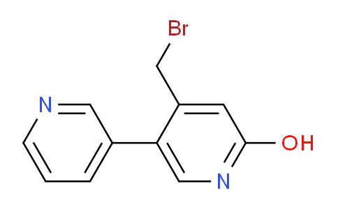 4-Bromomethyl-2-hydroxy-5-(pyridin-3-yl)pyridine