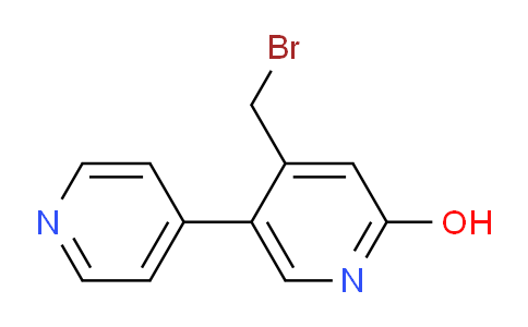 4-Bromomethyl-2-hydroxy-5-(pyridin-4-yl)pyridine