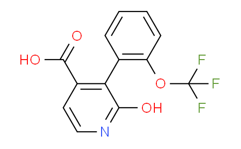 2-Hydroxy-3-(2-(trifluoromethoxy)phenyl)isonicotinic acid