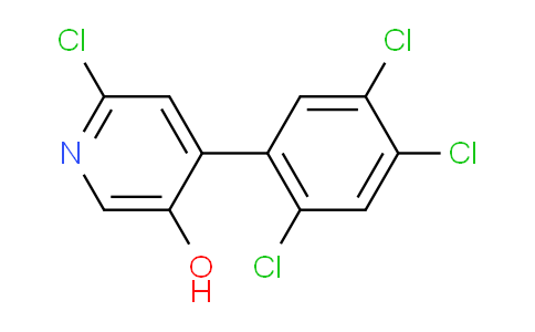 2-Chloro-5-hydroxy-4-(2,4,5-trichlorophenyl)pyridine