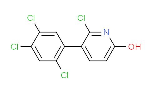 2-Chloro-6-hydroxy-3-(2,4,5-trichlorophenyl)pyridine