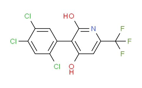 2,4-Dihydroxy-3-(2,4,5-trichlorophenyl)-6-(trifluoromethyl)pyridine