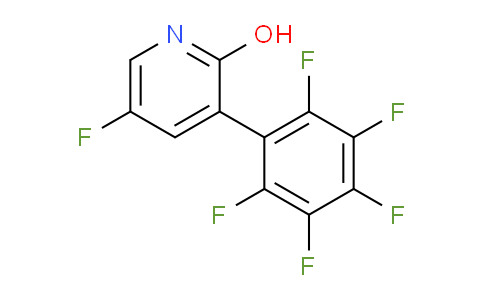 5-Fluoro-2-hydroxy-3-(perfluorophenyl)pyridine