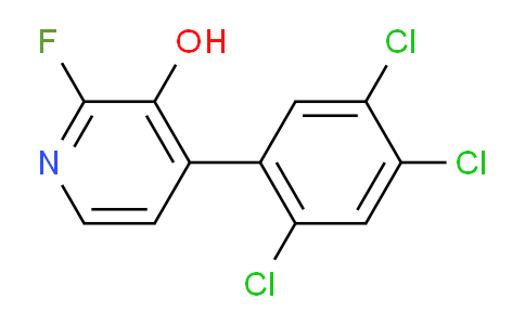 2-Fluoro-3-hydroxy-4-(2,4,5-trichlorophenyl)pyridine
