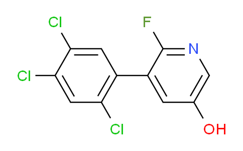 AM84250 | 1261681-13-3 | 2-Fluoro-5-hydroxy-3-(2,4,5-trichlorophenyl)pyridine