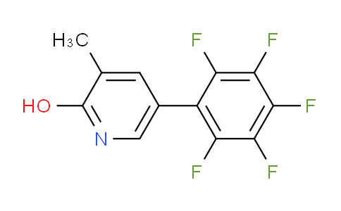 2-Hydroxy-3-methyl-5-(perfluorophenyl)pyridine