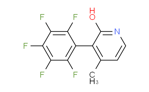 2-Hydroxy-4-methyl-3-(perfluorophenyl)pyridine