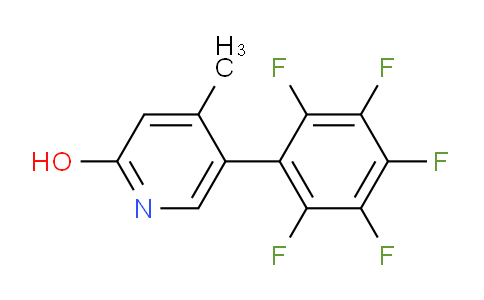 2-Hydroxy-4-methyl-5-(perfluorophenyl)pyridine