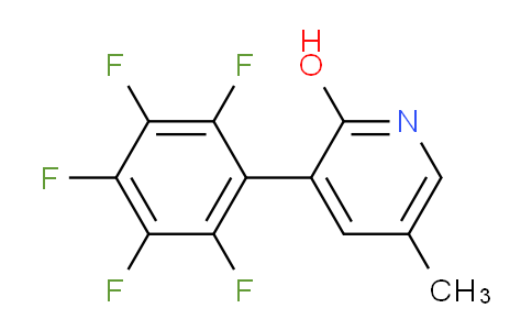 2-Hydroxy-5-methyl-3-(perfluorophenyl)pyridine