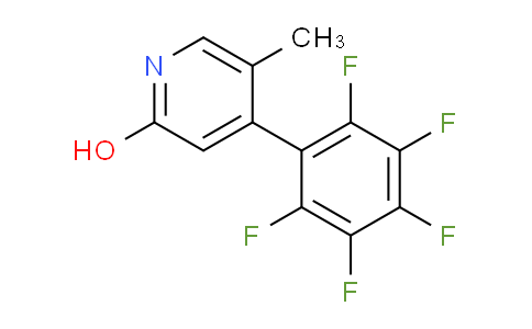 2-Hydroxy-5-methyl-4-(perfluorophenyl)pyridine