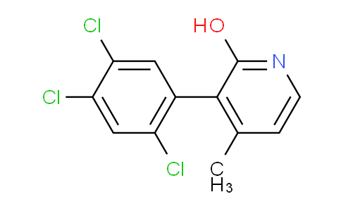 AM84281 | 1261497-70-4 | 2-Hydroxy-4-methyl-3-(2,4,5-trichlorophenyl)pyridine