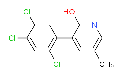 AM84283 | 1261760-21-7 | 2-Hydroxy-5-methyl-3-(2,4,5-trichlorophenyl)pyridine